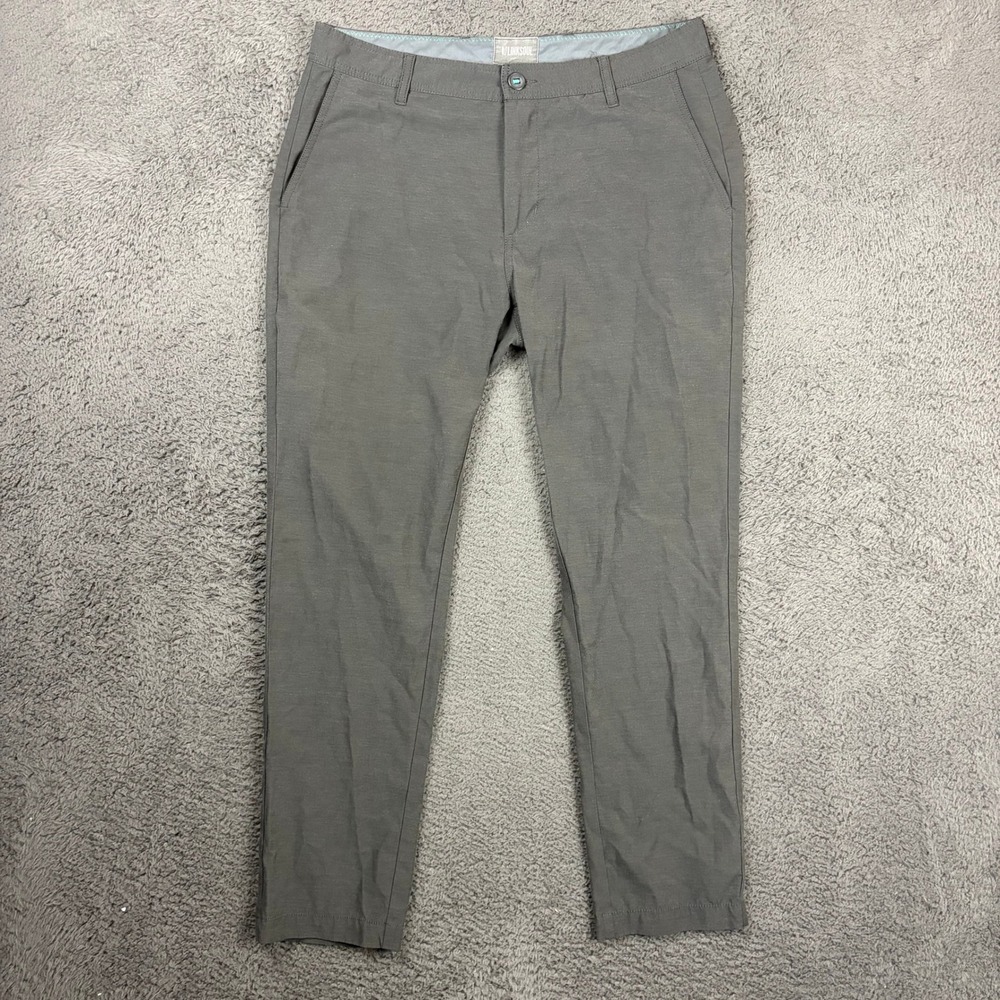 Linksoul Mens‎ Pants Gray Size 34S Stretch Golf Trousers